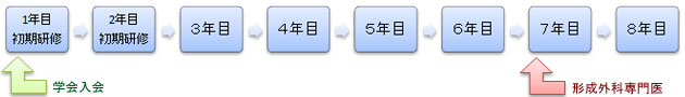 専門医までの流れ