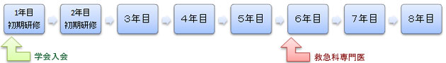 専門医までの流れ