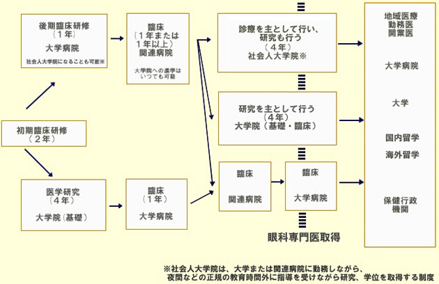 眼科後期臨床研修後の概略