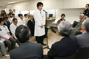 研修医代表よりお礼の言葉