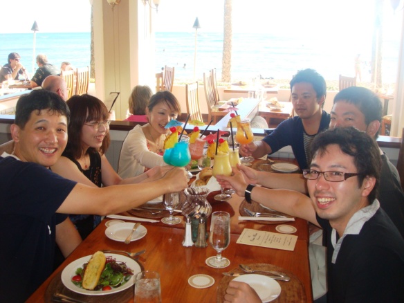 Ocean house restaurantで決起大会！