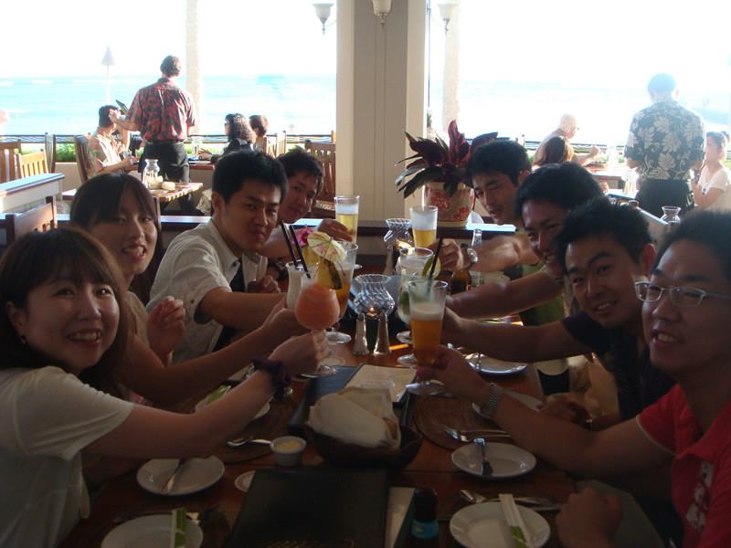 Ocean house restaurantで決起会！