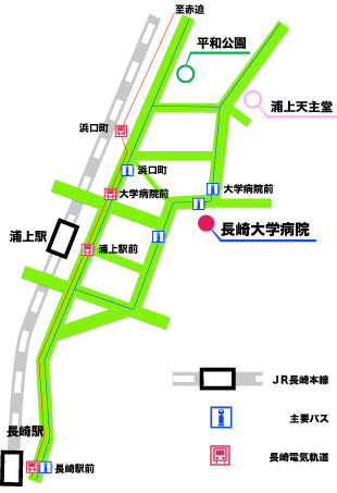 交通案内地図